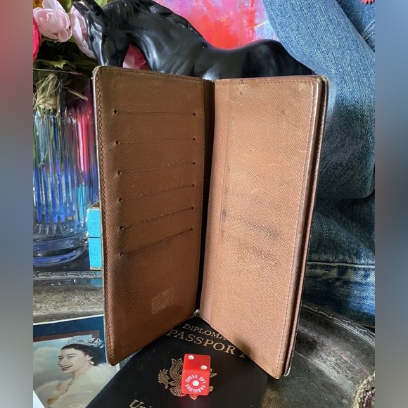 Vintage Auth LOUIS VUITTON Porte Valeurs Valet Organizer WALLET Designer Luxury - Picture 10 of 13